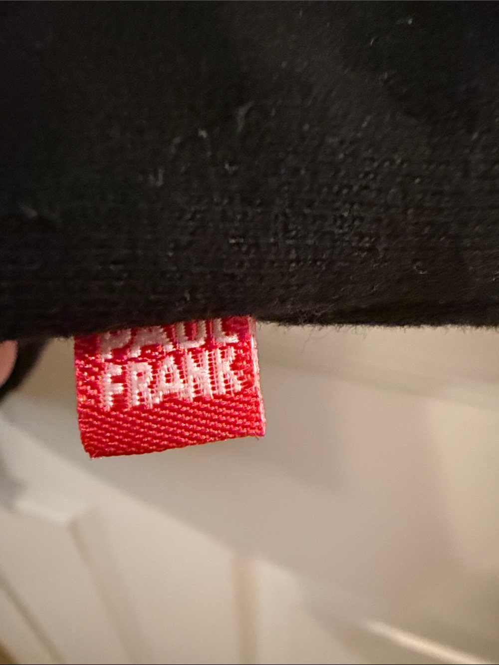 Paul Frank vintage 2005 Black Zip-Up Hoodie with Pink-Accented Skull Patch - Picture 8 of 11